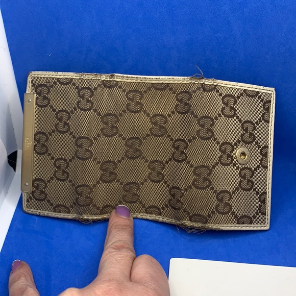 Gucci Vintage Beige and Brown key holder wallet - Picture 6 of 8